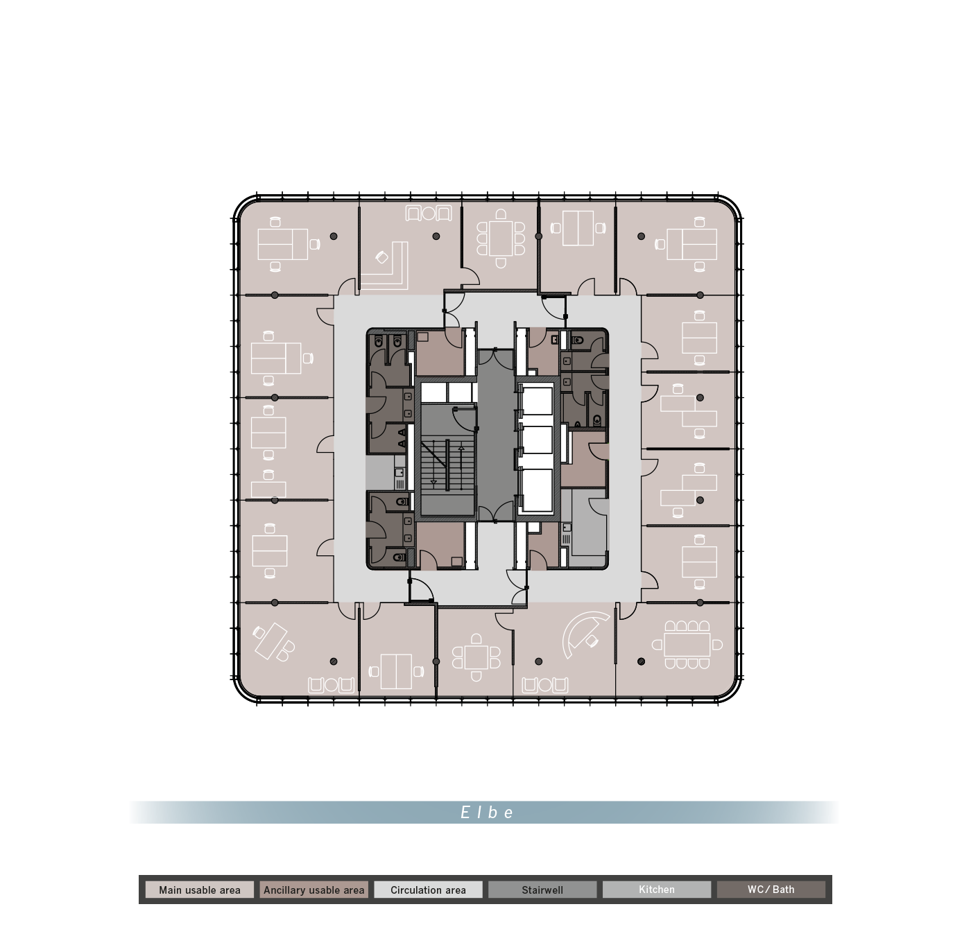 CELLULAR OFFICE / 29 WORKSTATIONS